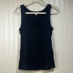 POL NWOT Women’s Ribbed sleeveless black Top